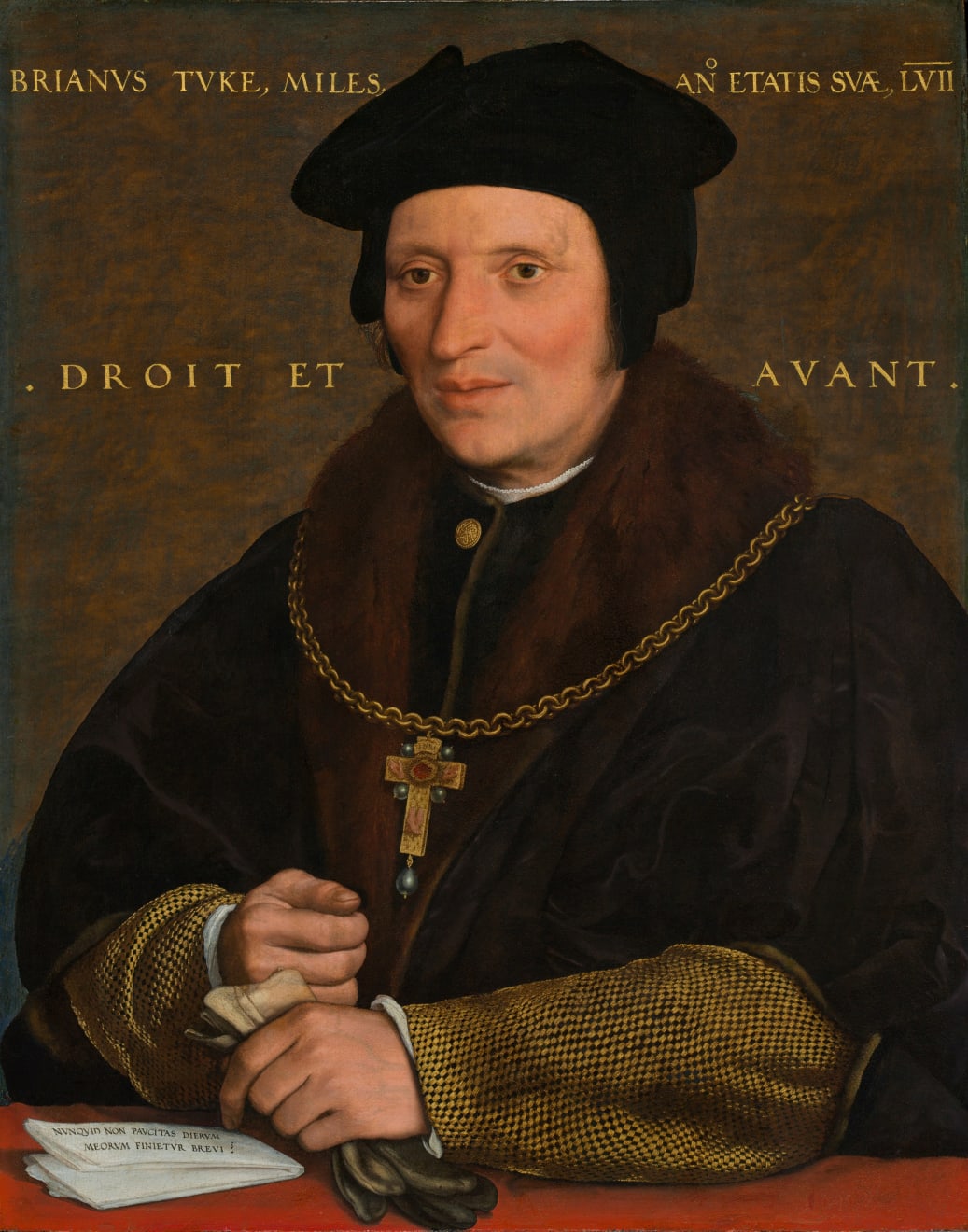 Hans Holbein the Younger, Sir Brian Tuke, 1534
