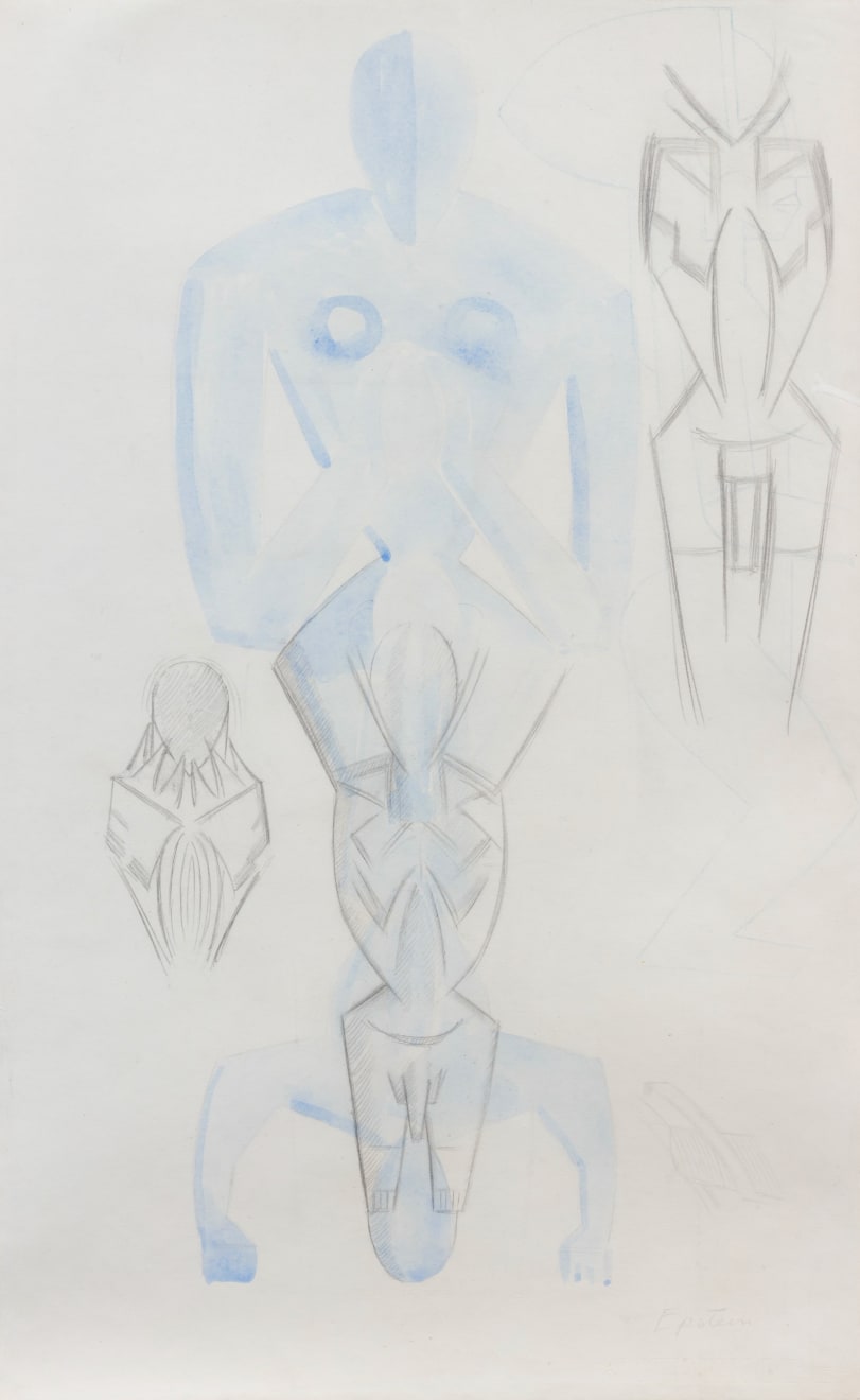 Jacob Epstein, Study for Rock Drill, c.1913