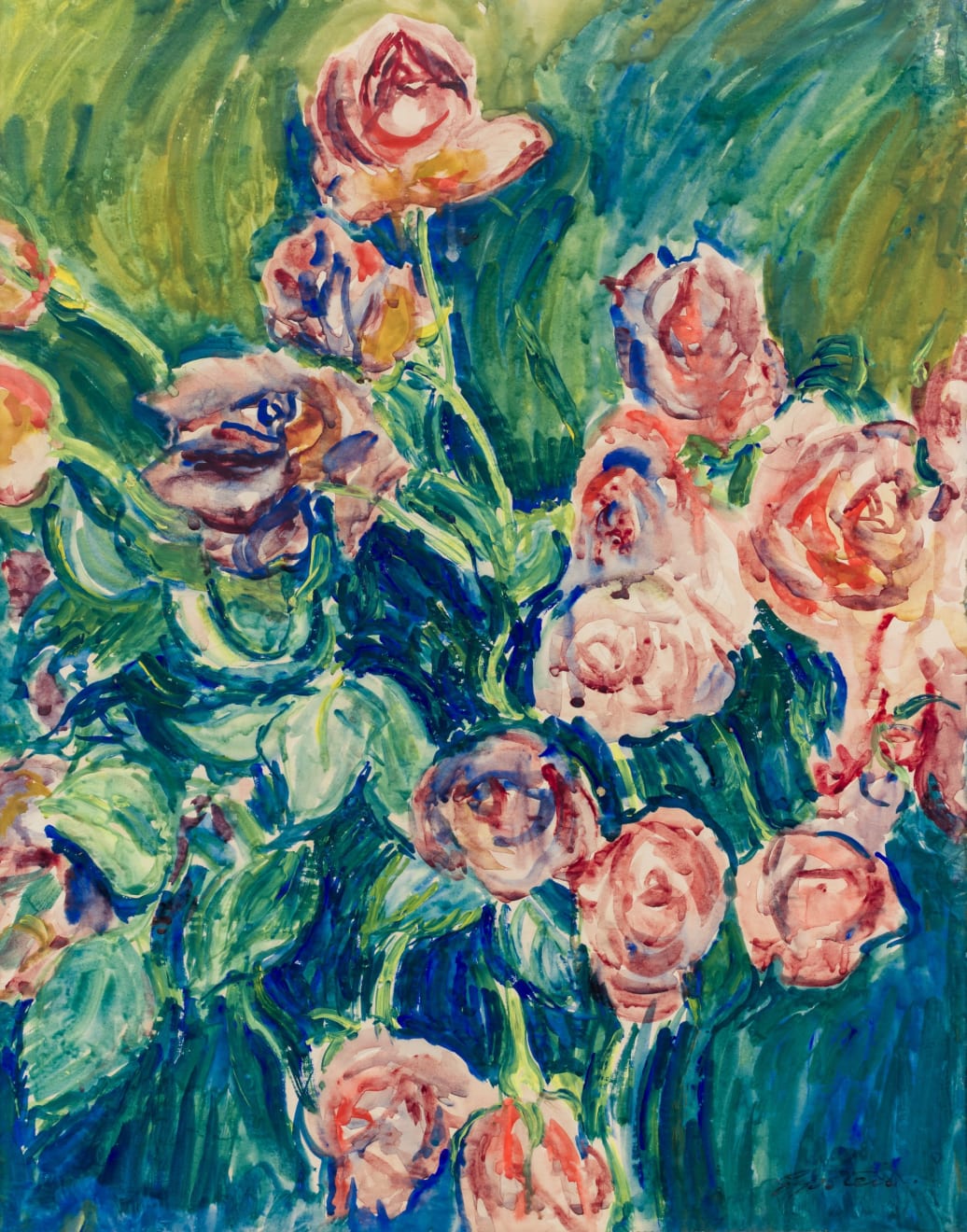 Jacob Epstein, Roses, c.1930