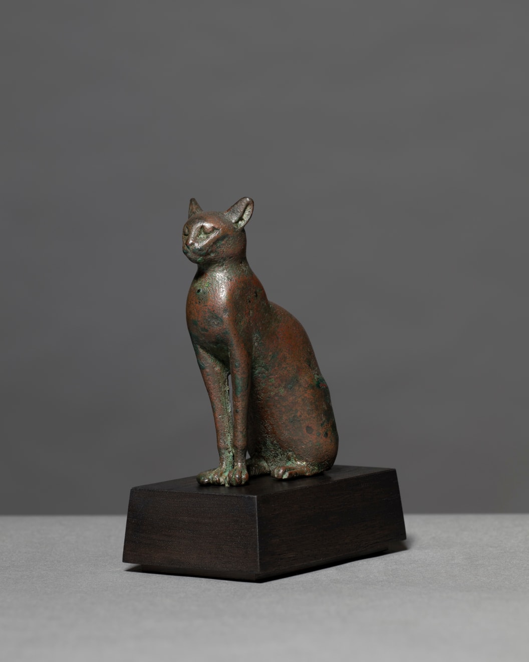 Egyptian cat, Late Dynastic Period, 26th Dynasty, circa 664-525 B.C.