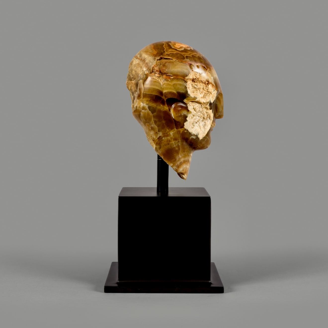 Emily Young, Heart Hand Stone I, 2023