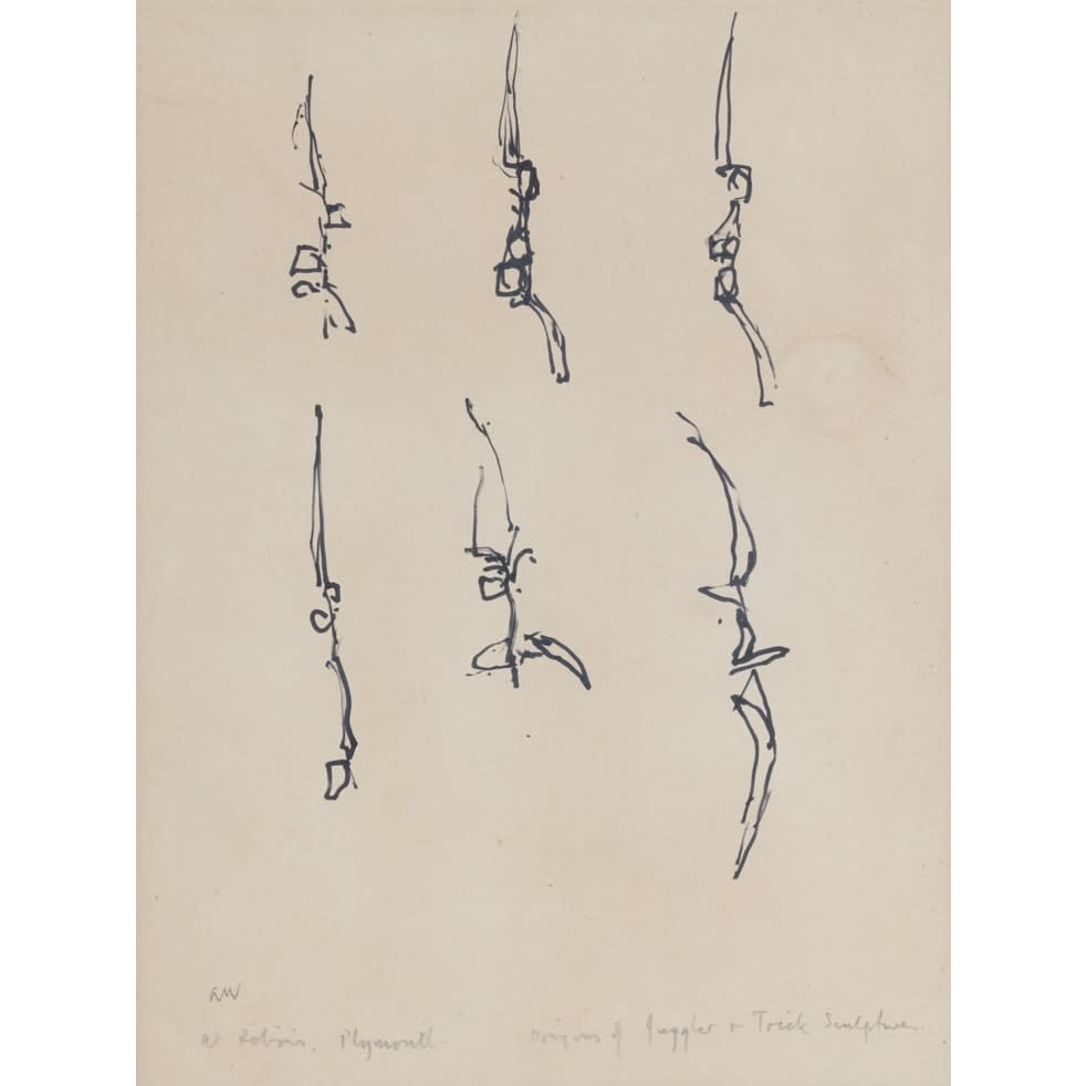 Austin Wright, Origins for Juggler and Trick Sculpture, c.1960