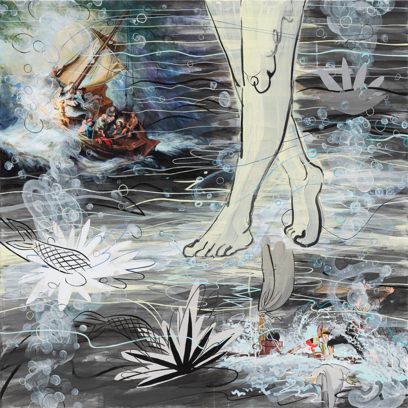 Jung Jin, 물 위를 걷는 다리5- (극지의 항해자), 2024