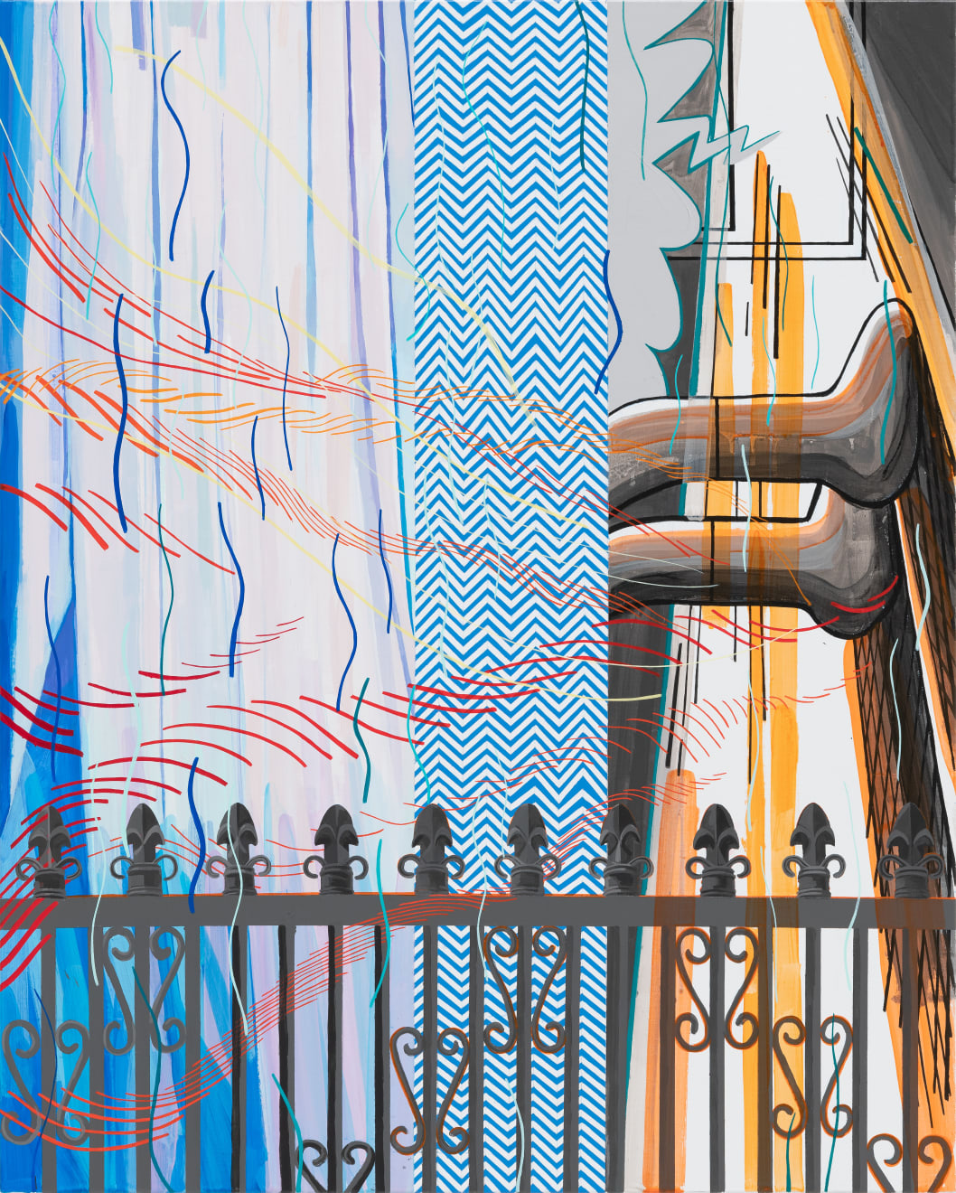 Jung Jin, 창문 너머의 밤 2, 2021