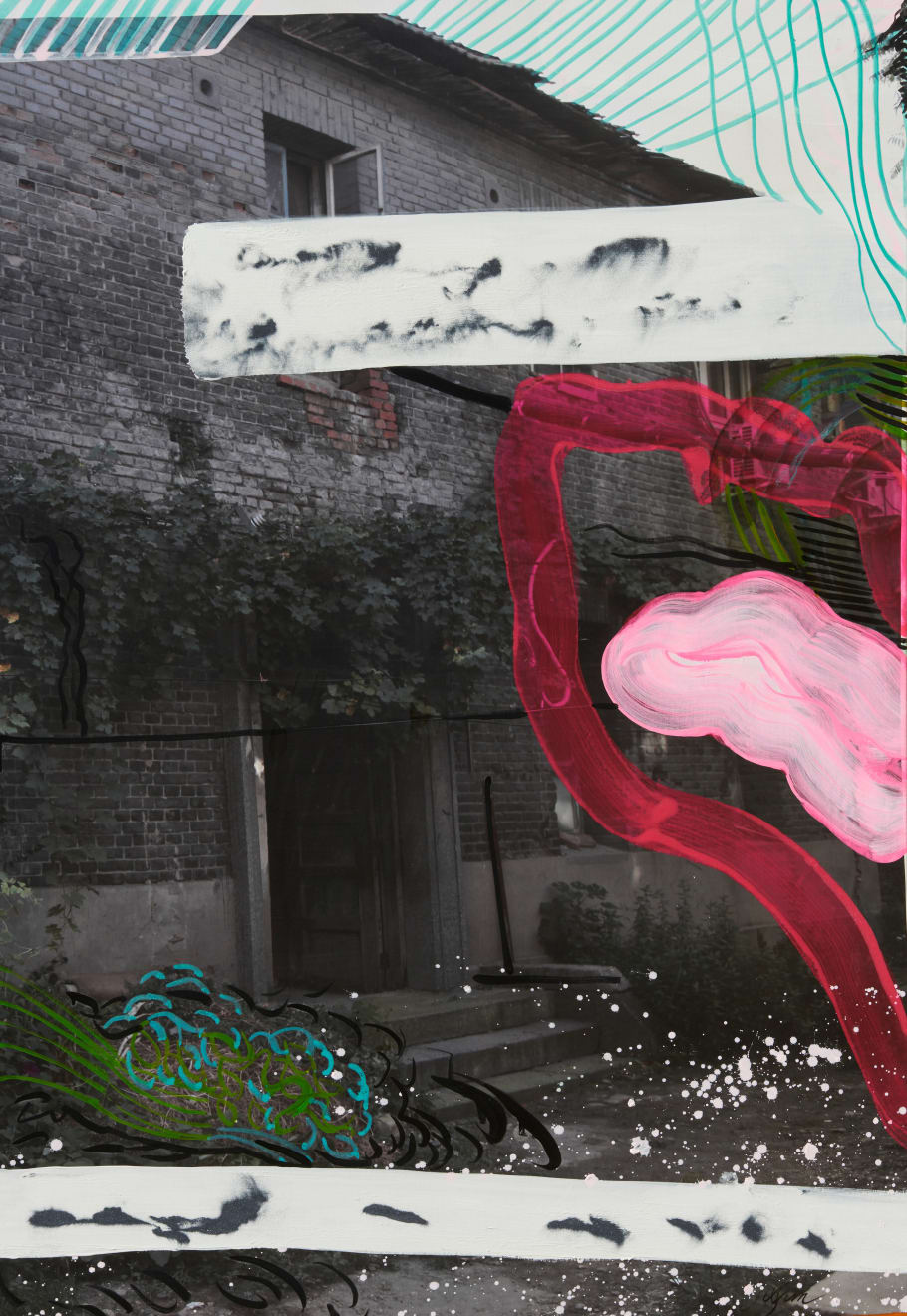 Qwon Sunwang, 베이징에서 청포도를 보다 Looking at the green grapes in Beijing, 2019