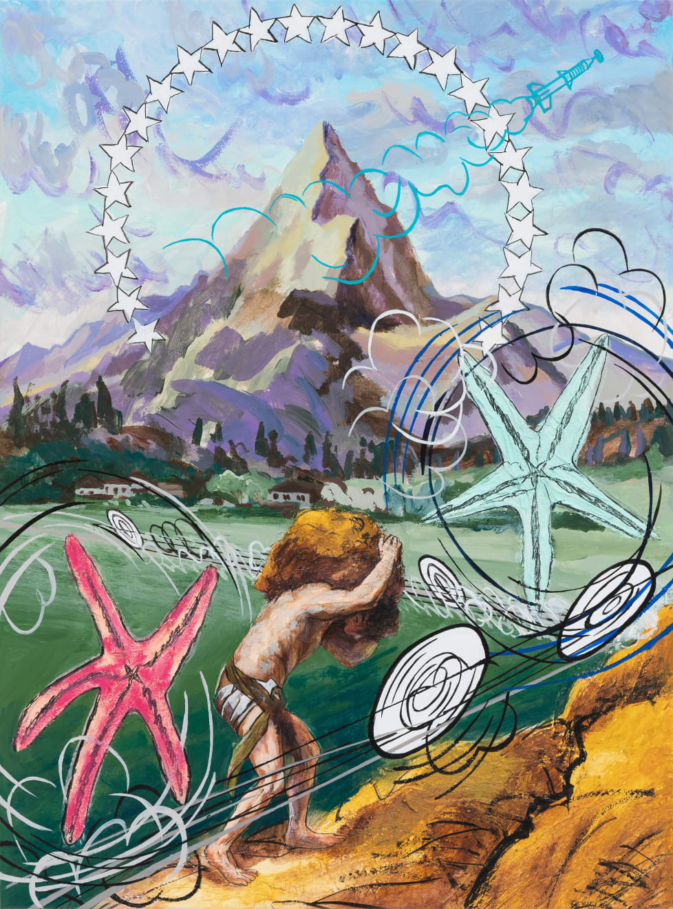 Jung Jin, 드로잉-시시포스의 하루1, 2024