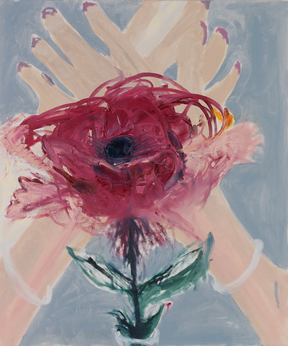 Claire Chey, Holding a Flower, 2020