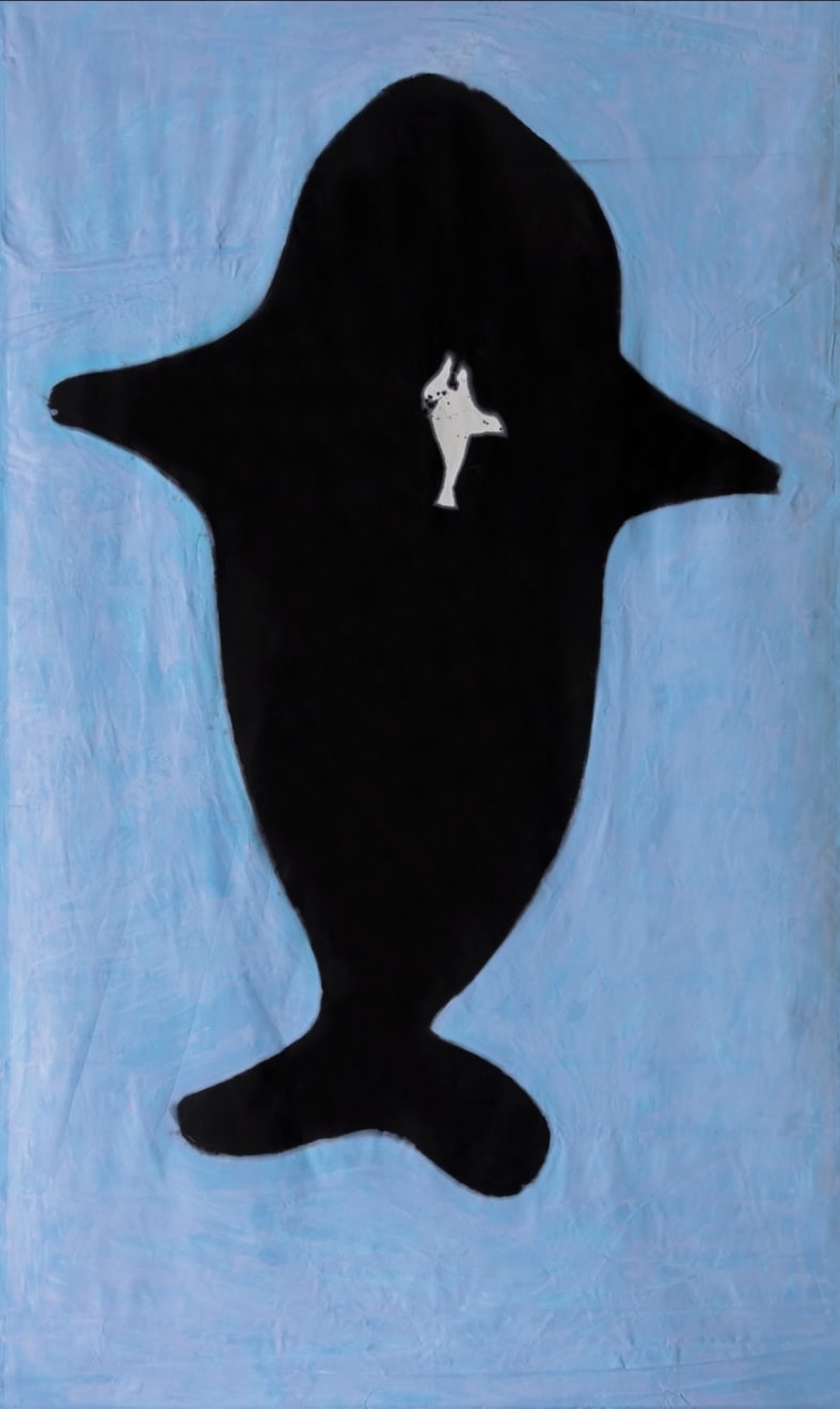 Heryun Kim, Mother Whale, Baby Whale, 2024