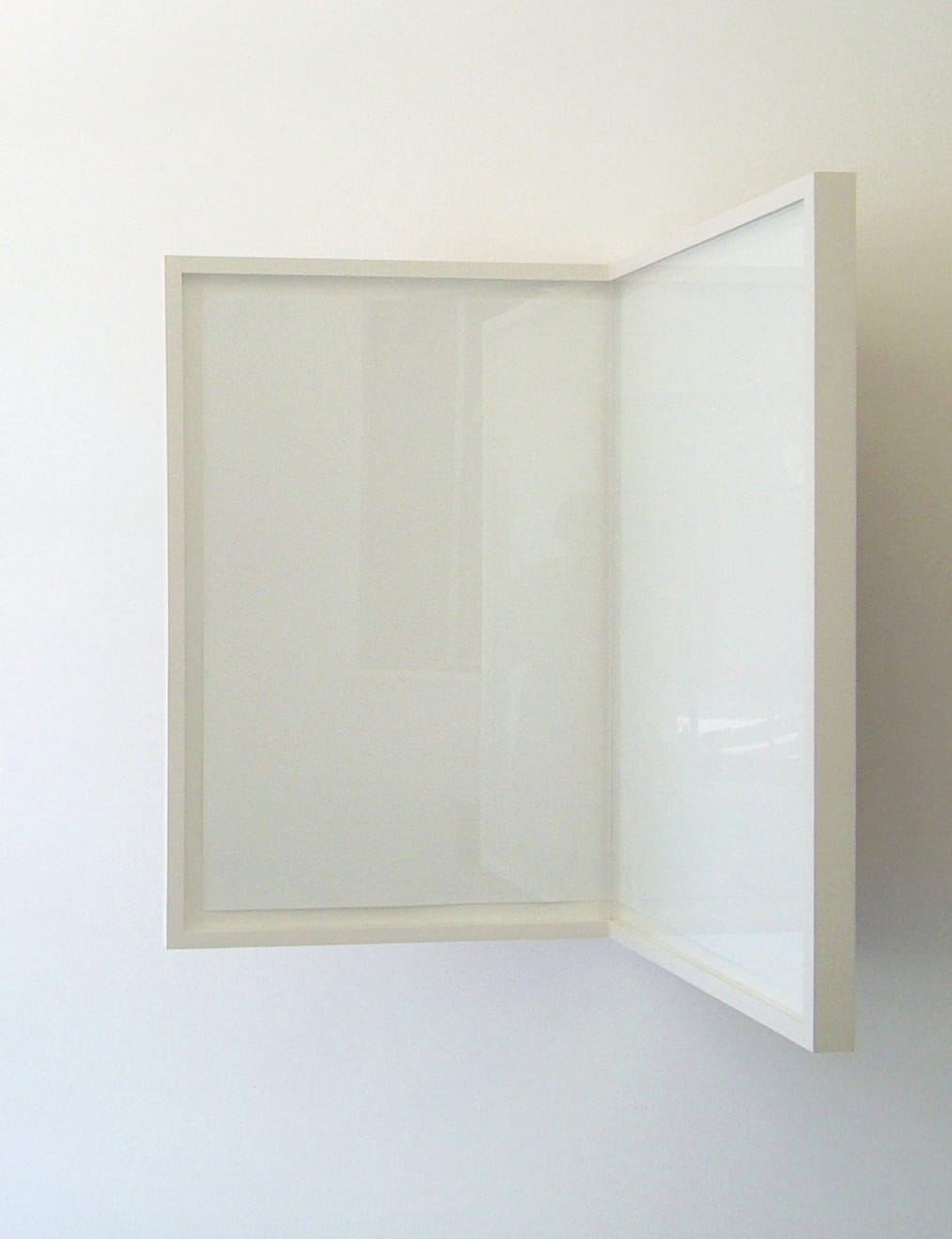 Richard Rigg, Sheet of Paper / Folded / Framed, 2008