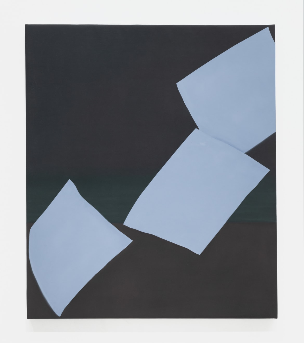 Sarah Pater, River at night, blue, 2024