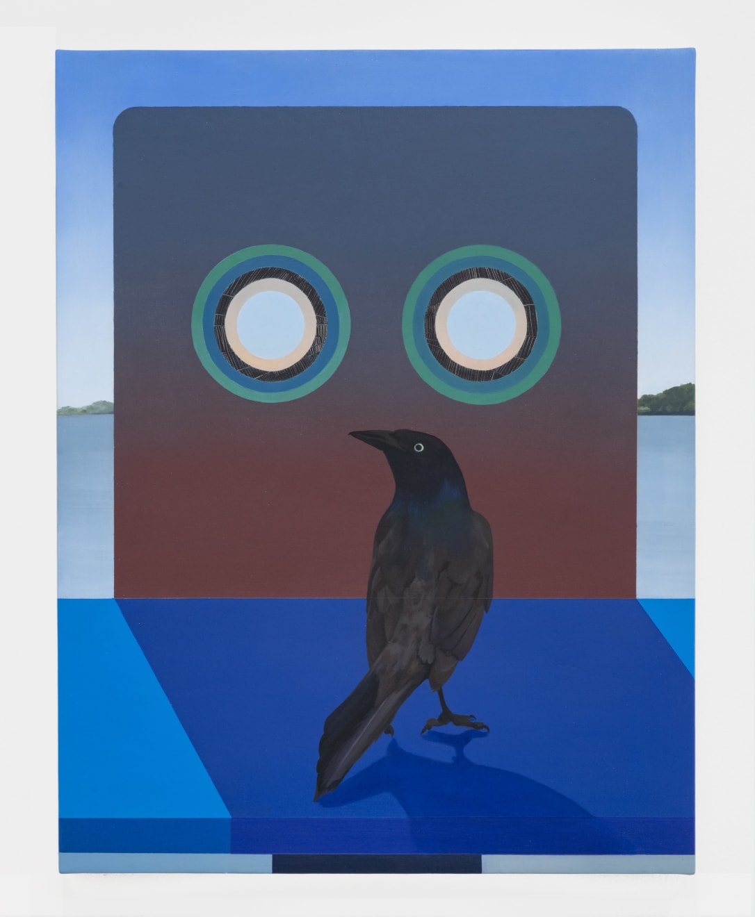 Sarah Pater, Grackle (river view), 2024