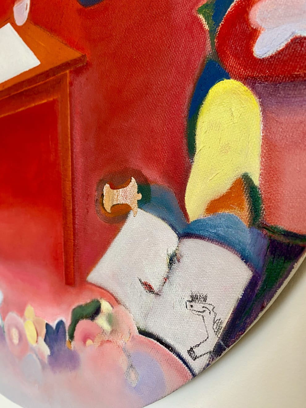 In Kyoung Chun, Interior with blank paper, 2022