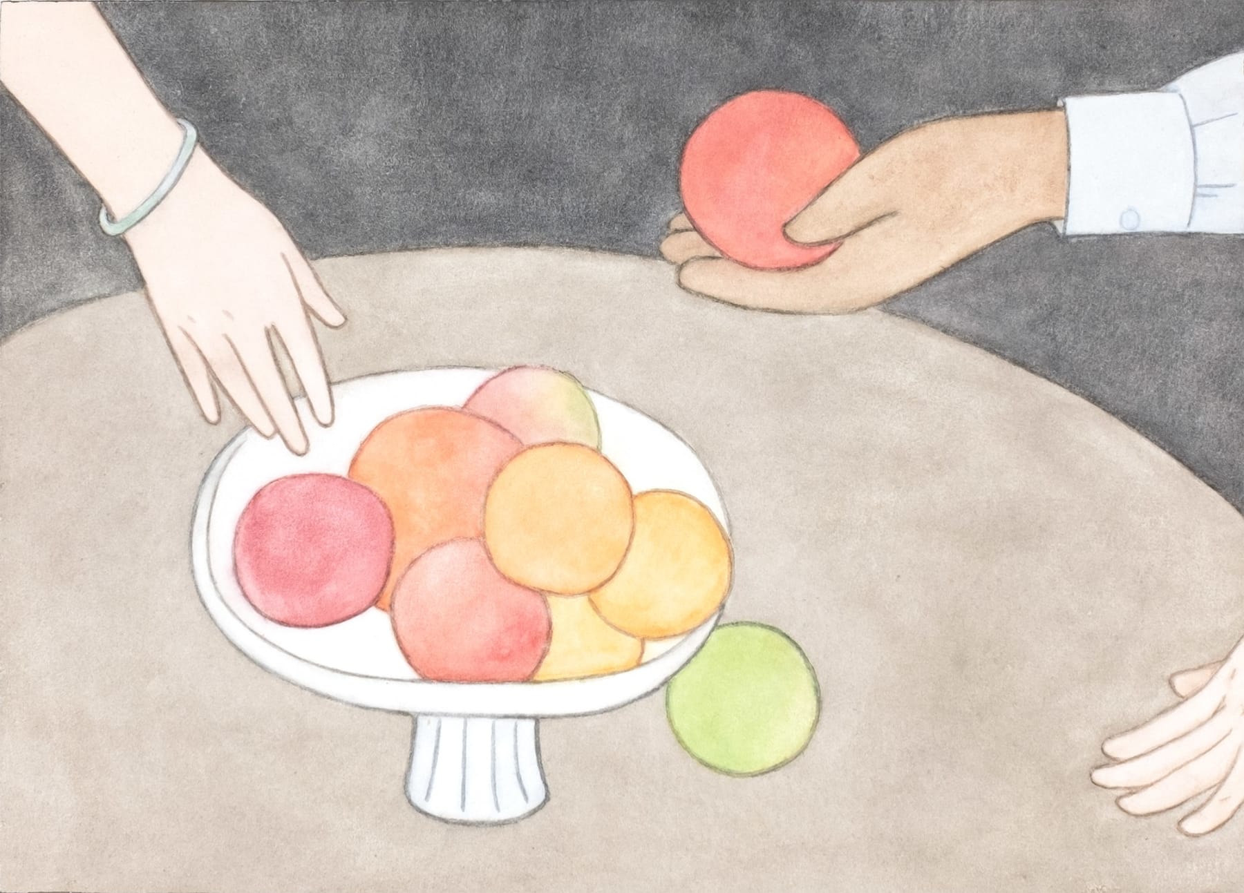 Li Xia (绿李 Lilou Oh Yeah), July (Juillet), 2020