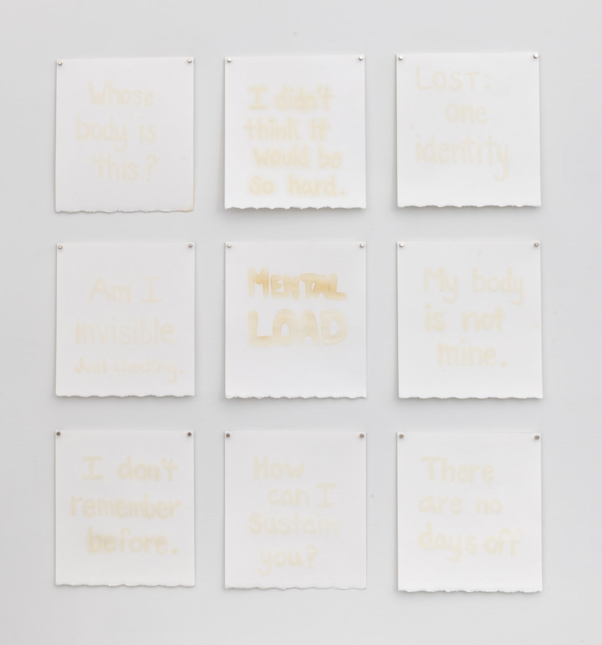 Katherine Duclos, Am I invisible, 2020