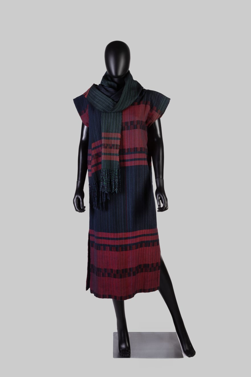 Margaret Roach Wheeler, Old-Style Navajo Dress with Shawl