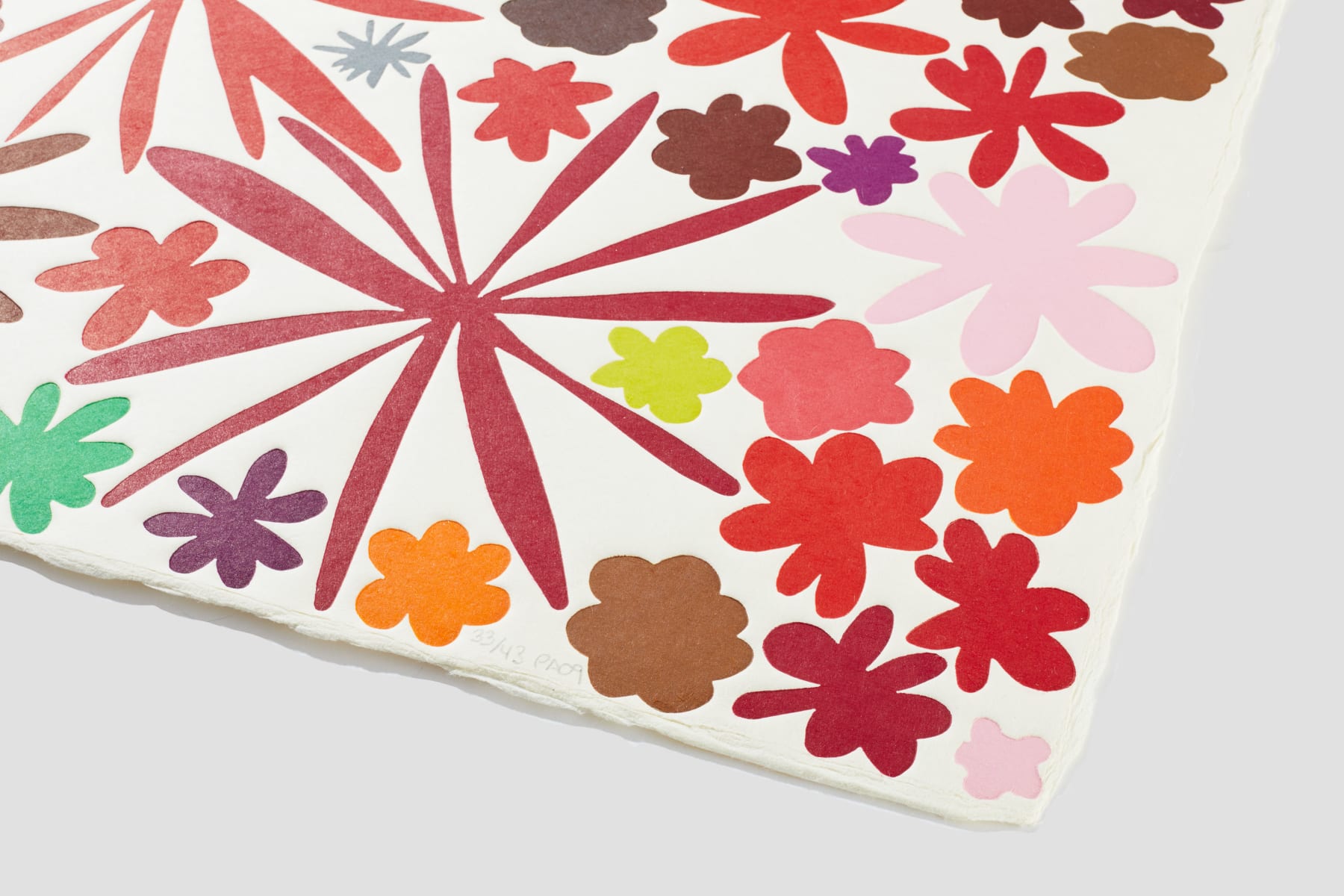 Polly Apfelbaum, Color Field Notes (Red), 2009