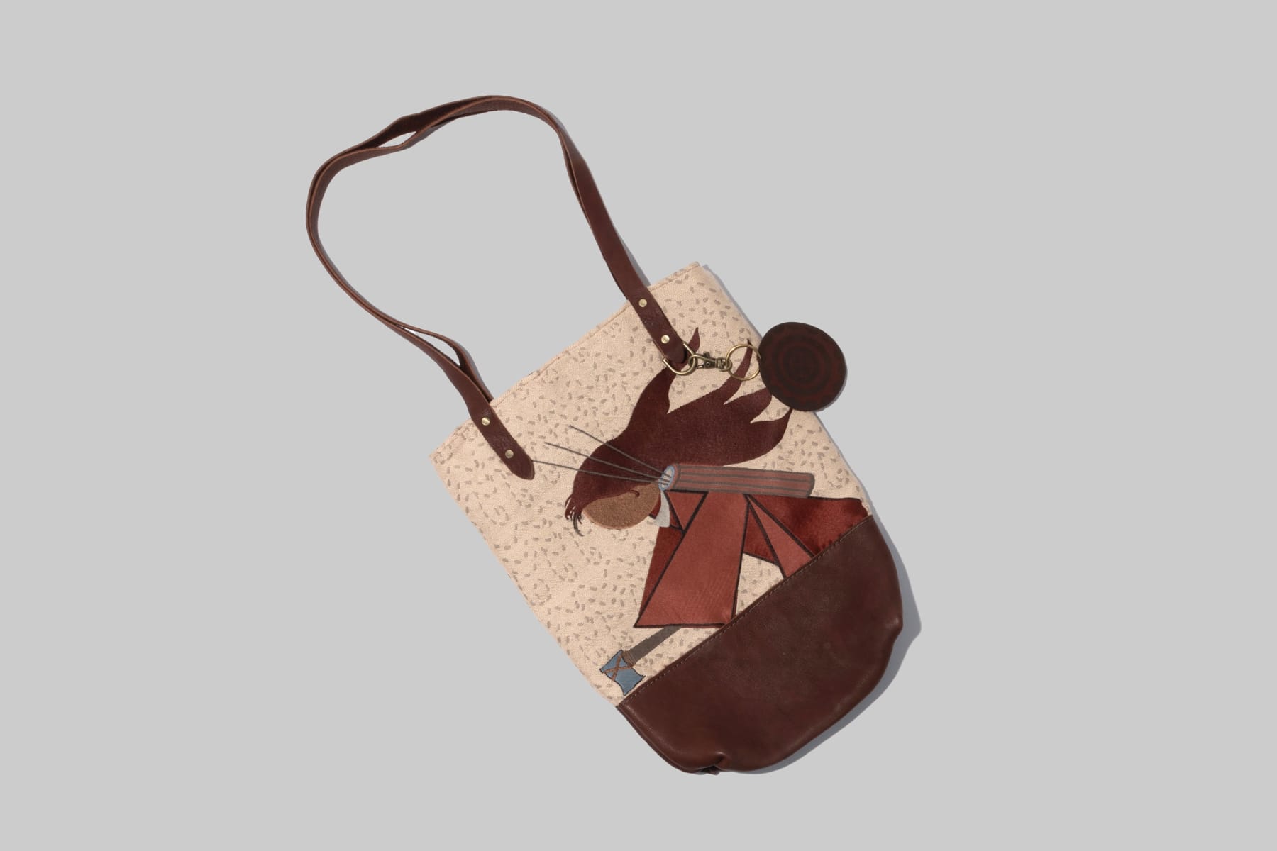 Mahota Textiles, Chickasaw Hatchet Woman Tote