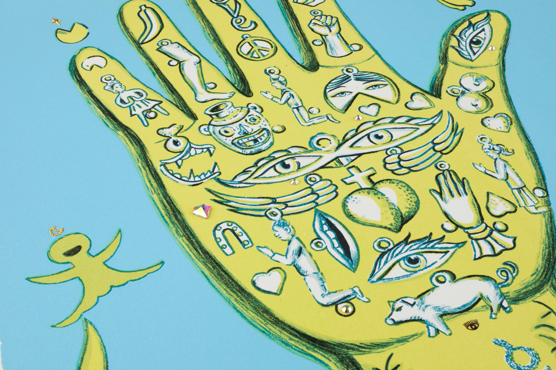 Jiha Moon, Magic Hand (Blue), 2020