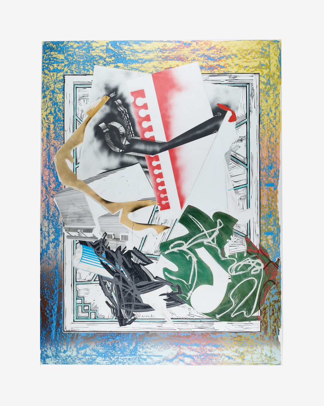 Frank Stella, Going Aboard (from The Waves), 1989