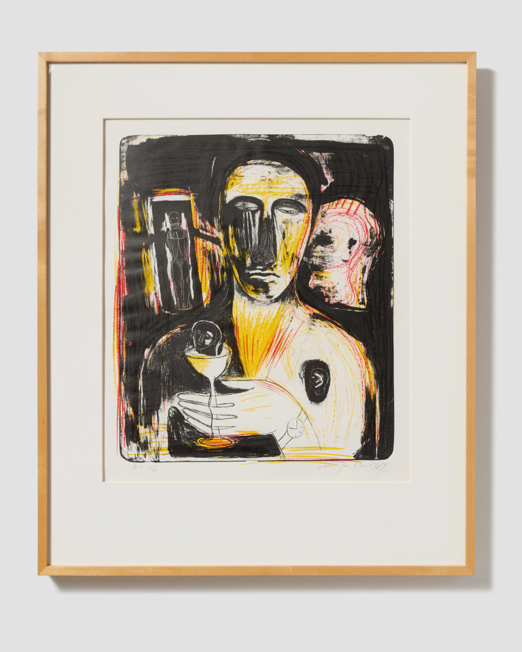 Mimmo Paladino, Come in uno Specchio, 1989