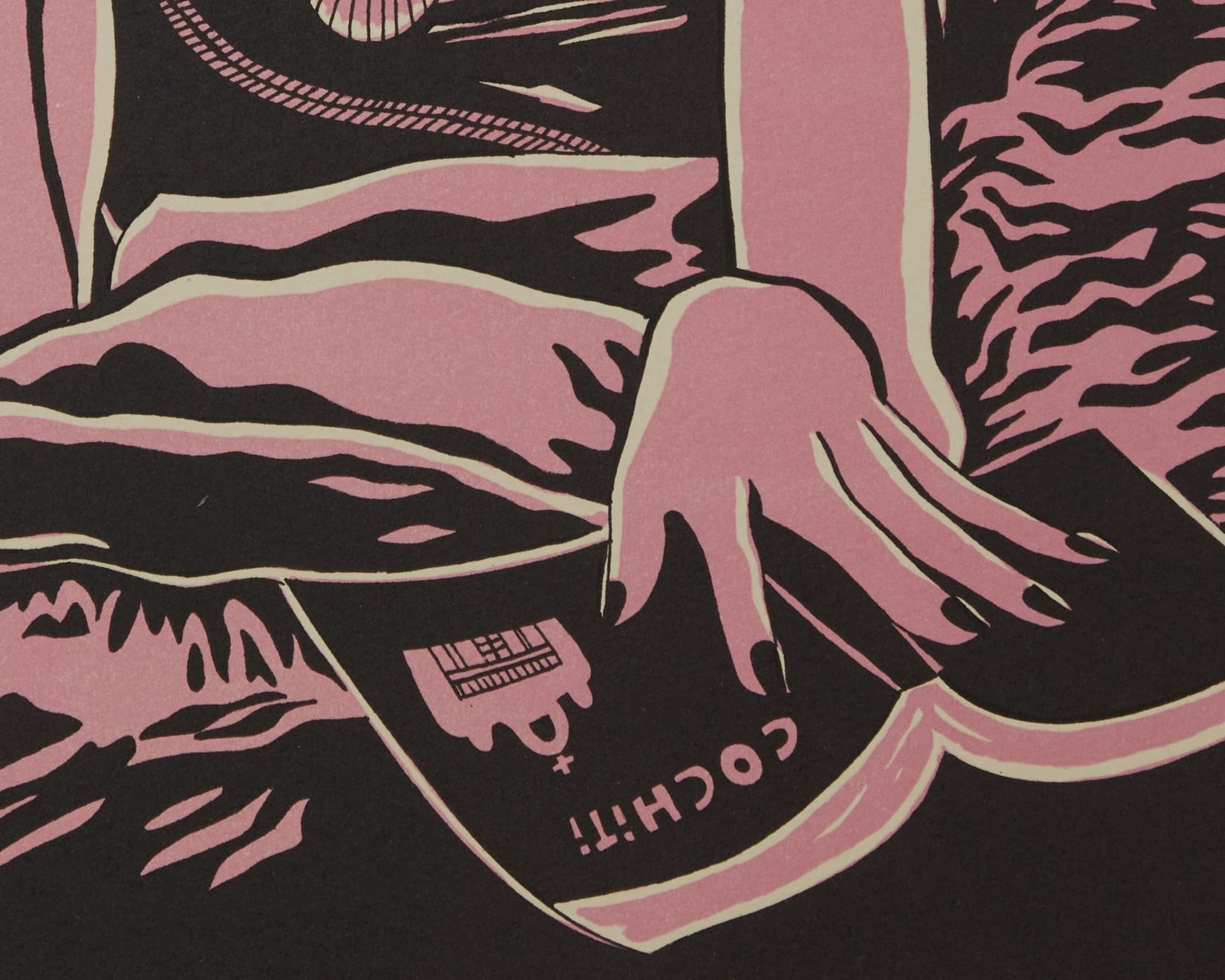 Diego Romero, Pueb Fiction (bubblegum pink), 2020