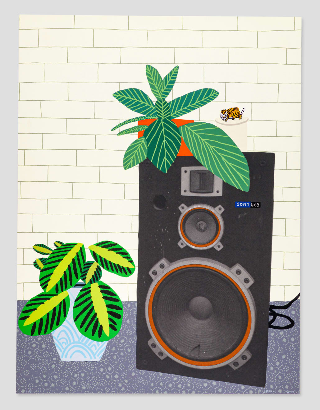 Jonas Wood, Speaker Still Life, 2019