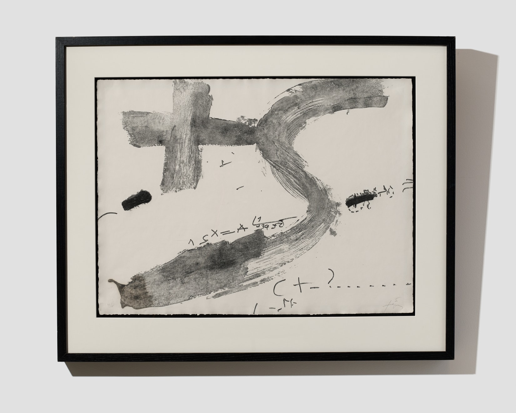 Antoni Tàpies, Creu i S, 1976