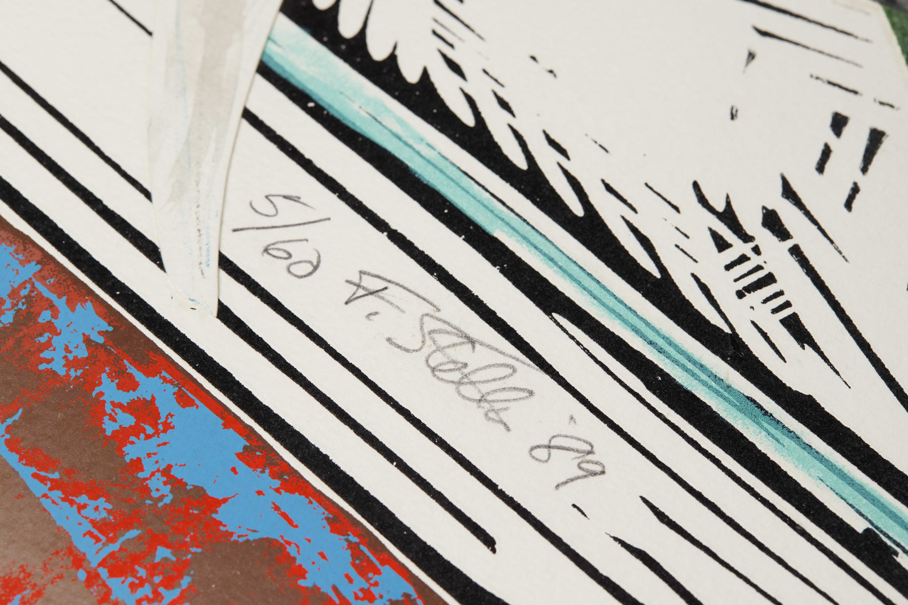 Frank Stella, Going Aboard (from The Waves), 1989