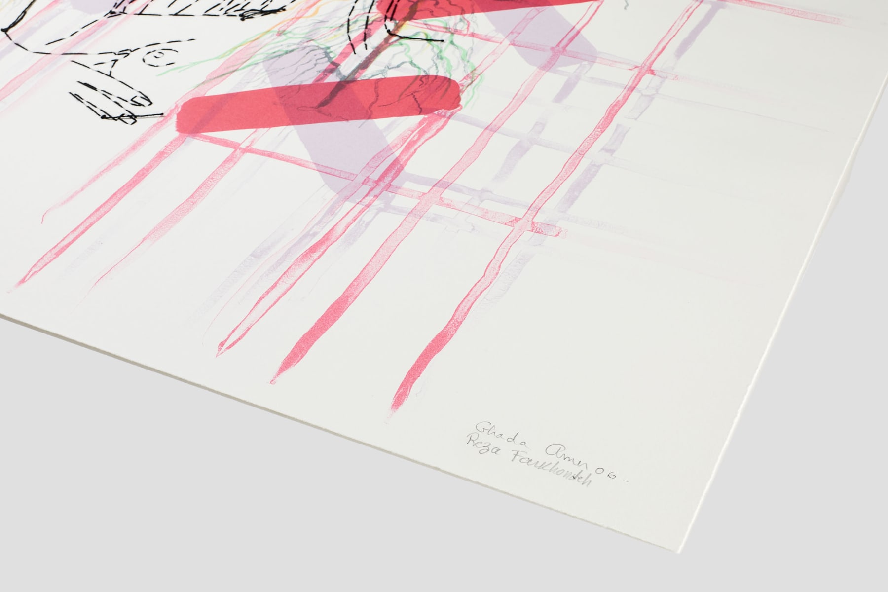 Ghada Amer and Reza Farkhondeh, Kiss Cross, 2006