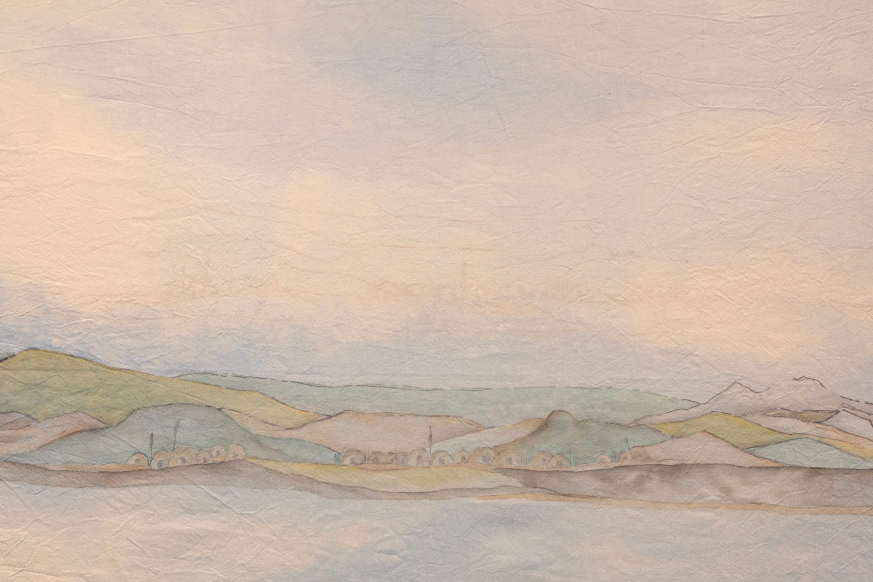 Margaret Roach Wheeler, Ancestral Images- Tribute to the Mandans, 1999