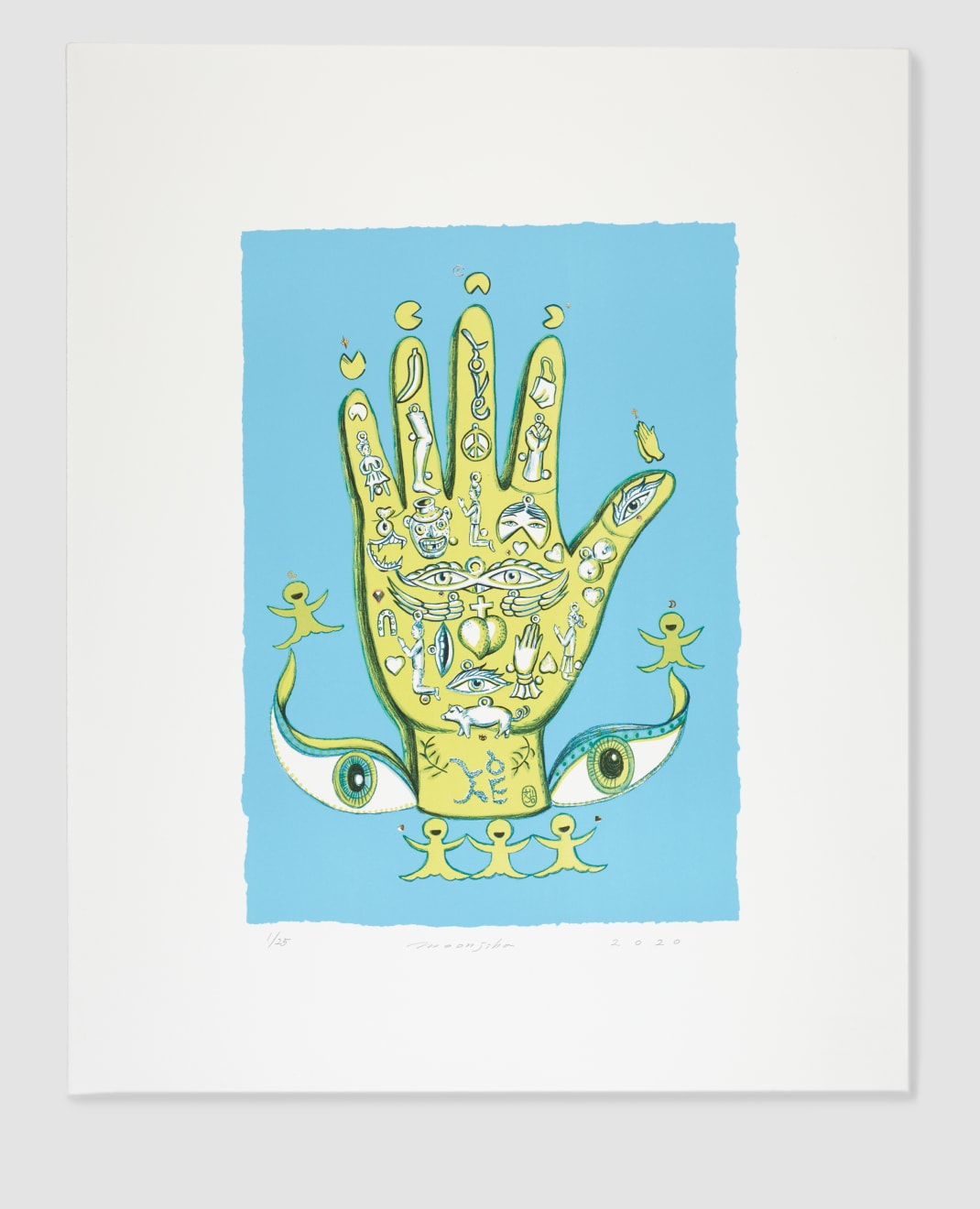 Jiha Moon, Magic Hand (Blue), 2020