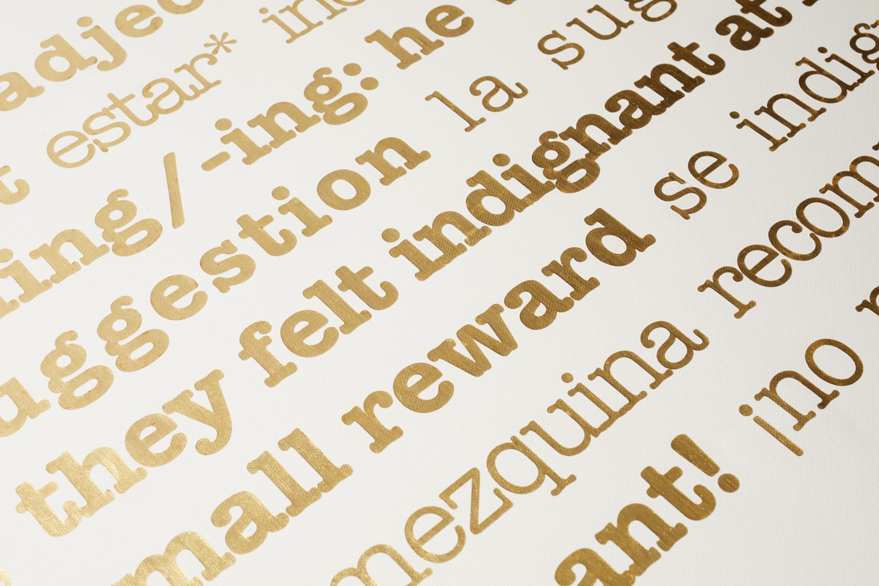 Jose Vincench, Indignant, 2012