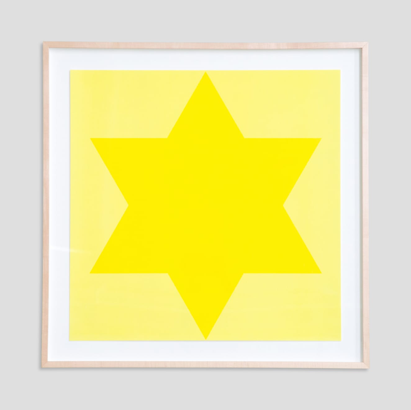 Olivier Mosset, Yellow Star, 1998