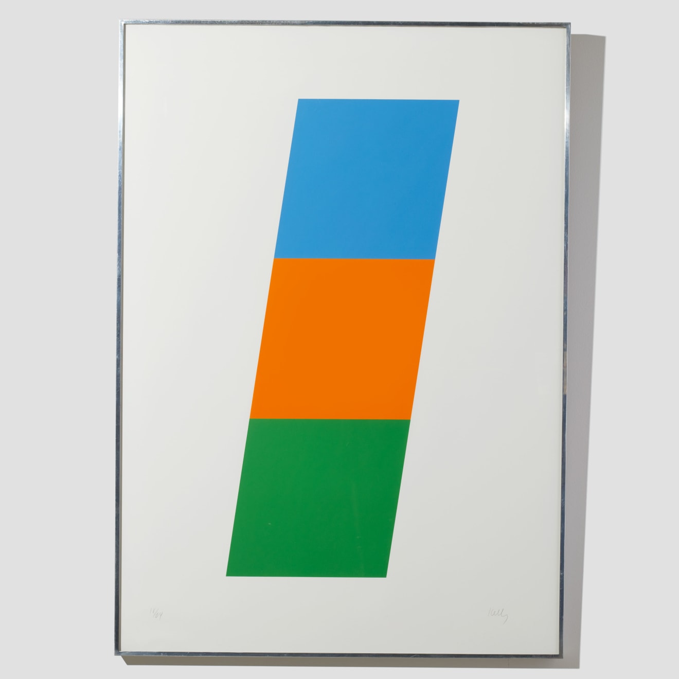 Ellsworth Kelly, Blue/Red-Orange/Green, 1970-1971