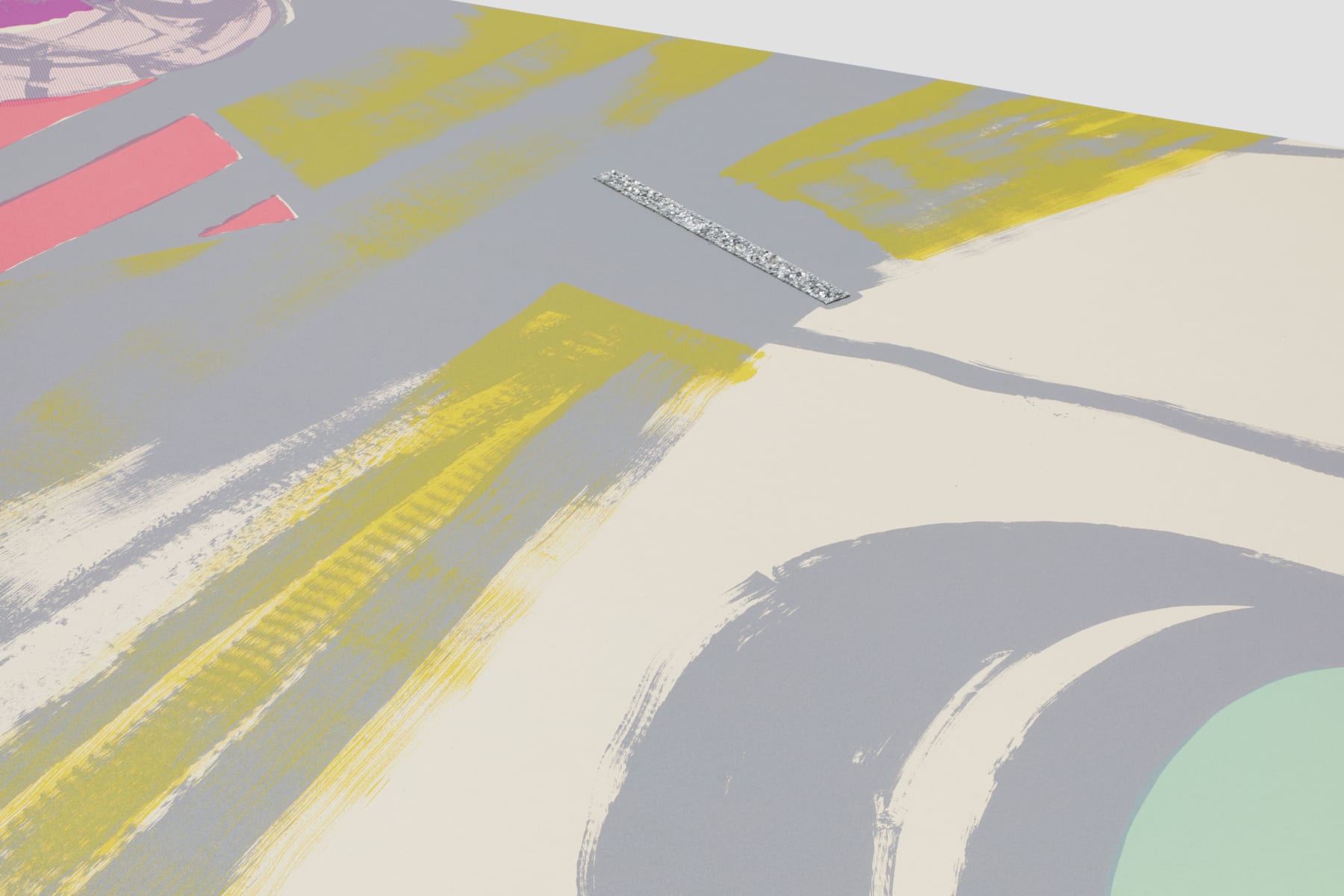 Ellen Berkenblit, Large Stripe Ribbon, 2021