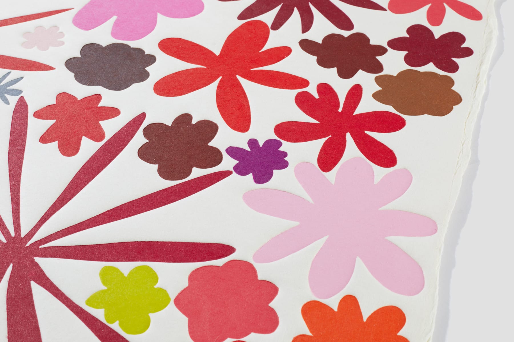 Polly Apfelbaum, Color Field Notes (Red), 2009