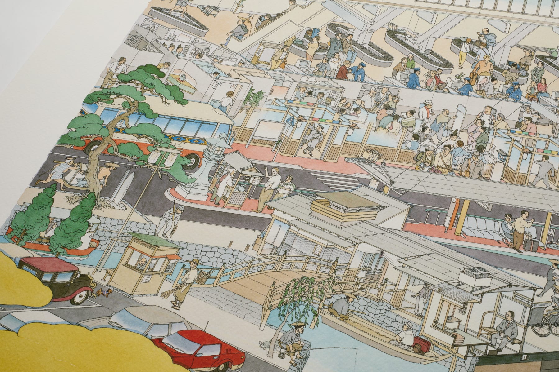 Akira Yamaguchi, Narita International Airport: View of Flourshing New South Wing, 2018