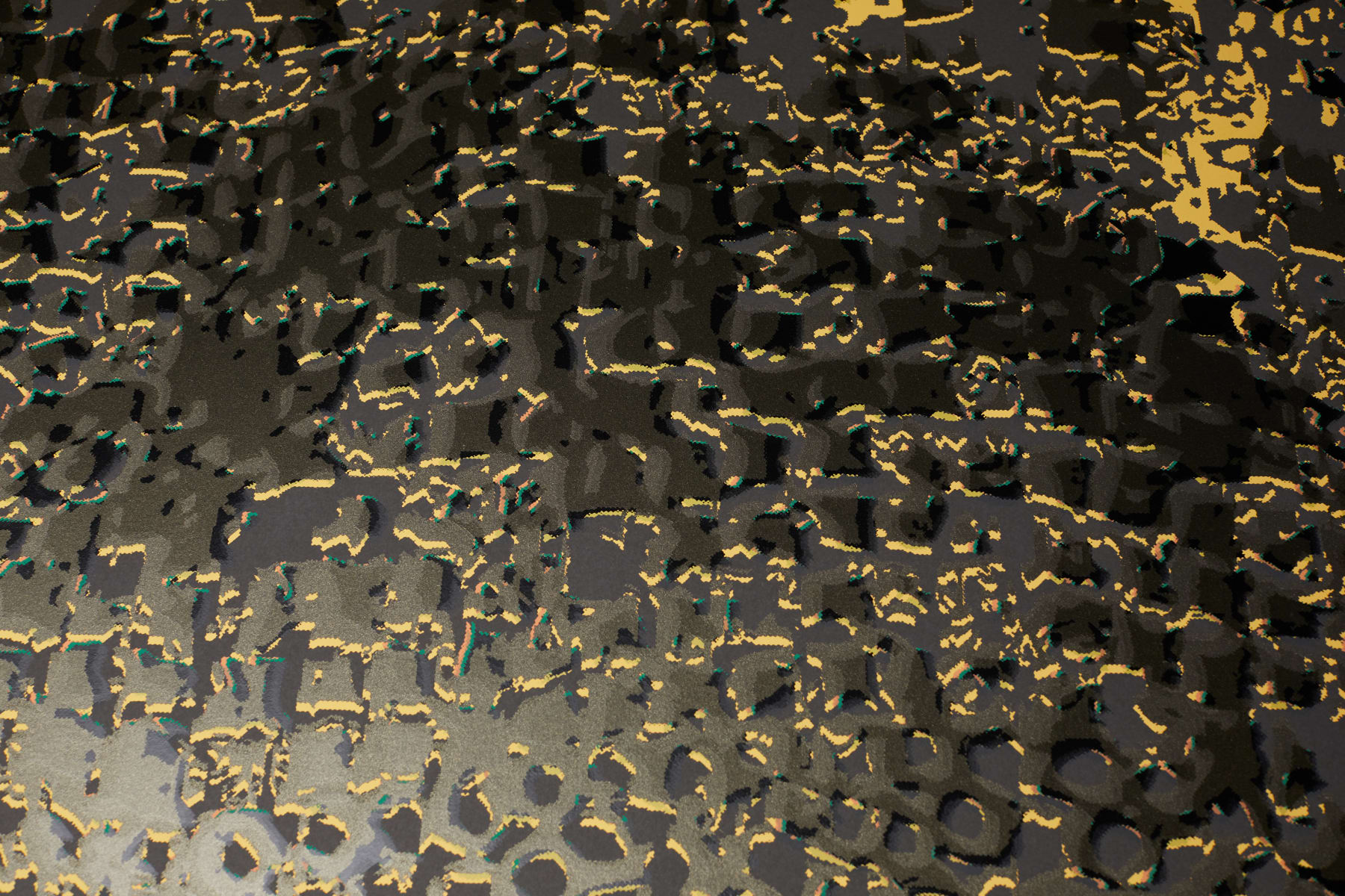 El Anatsui, Black Edge with Pearl, 2013