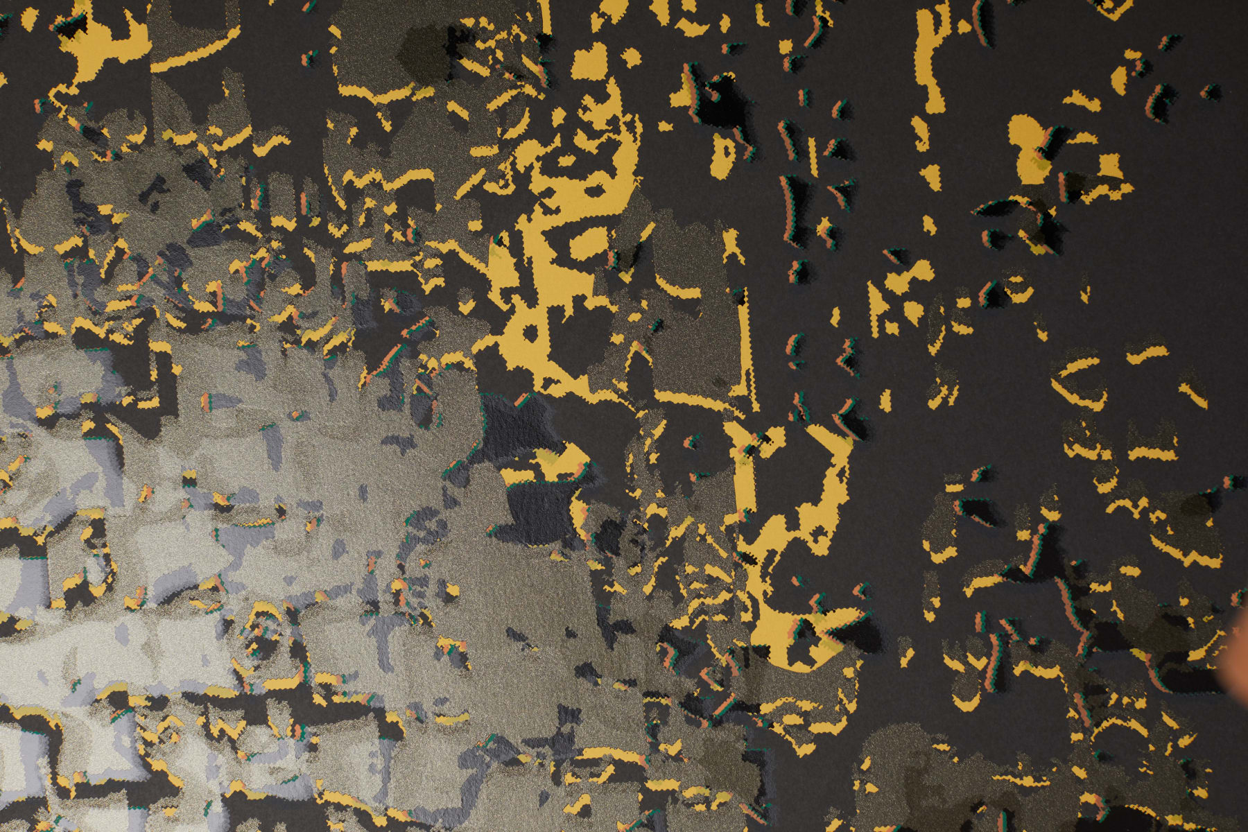 El Anatsui, Black Edge with Pearl, 2013