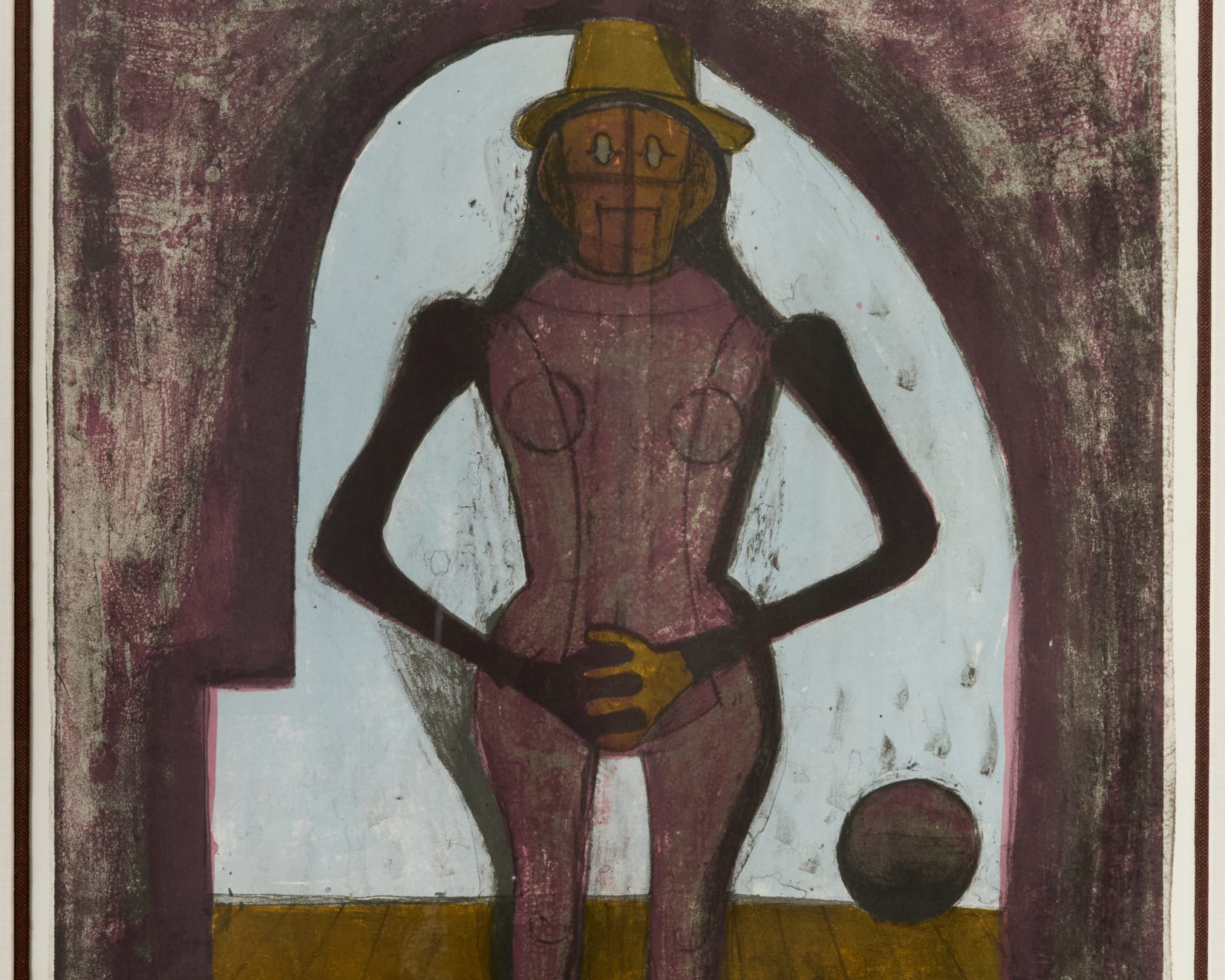 Rufino Tamayo, Woman with Pink Tights (Femme au collant rose/Mujer con mallas rosas), 1969