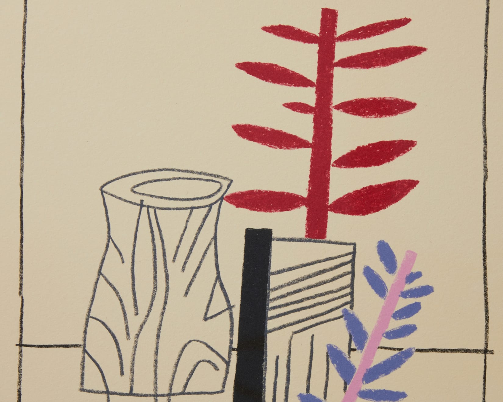 Jonas Wood, Notepad Doodle 2 (State I), 2018