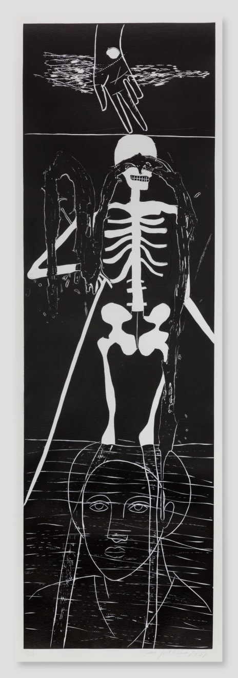 Mimmo Paladino, Atlantico VI (Skeleton), 1987