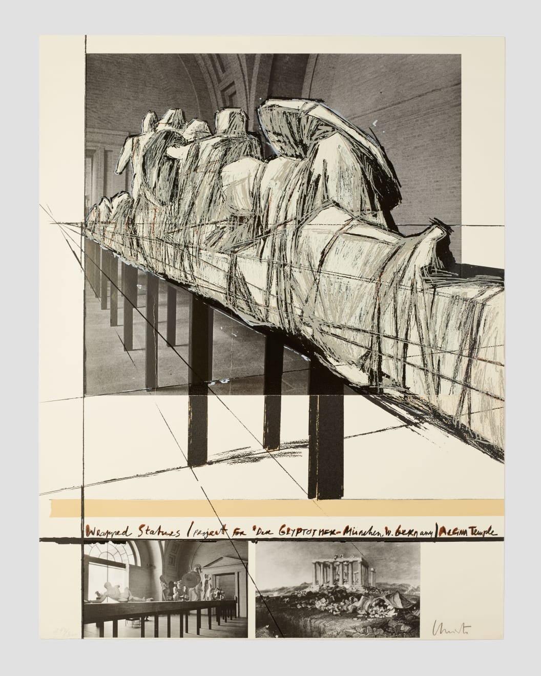 Christo, Wrapped Statues, the Glyptothek (Munich), 1988
