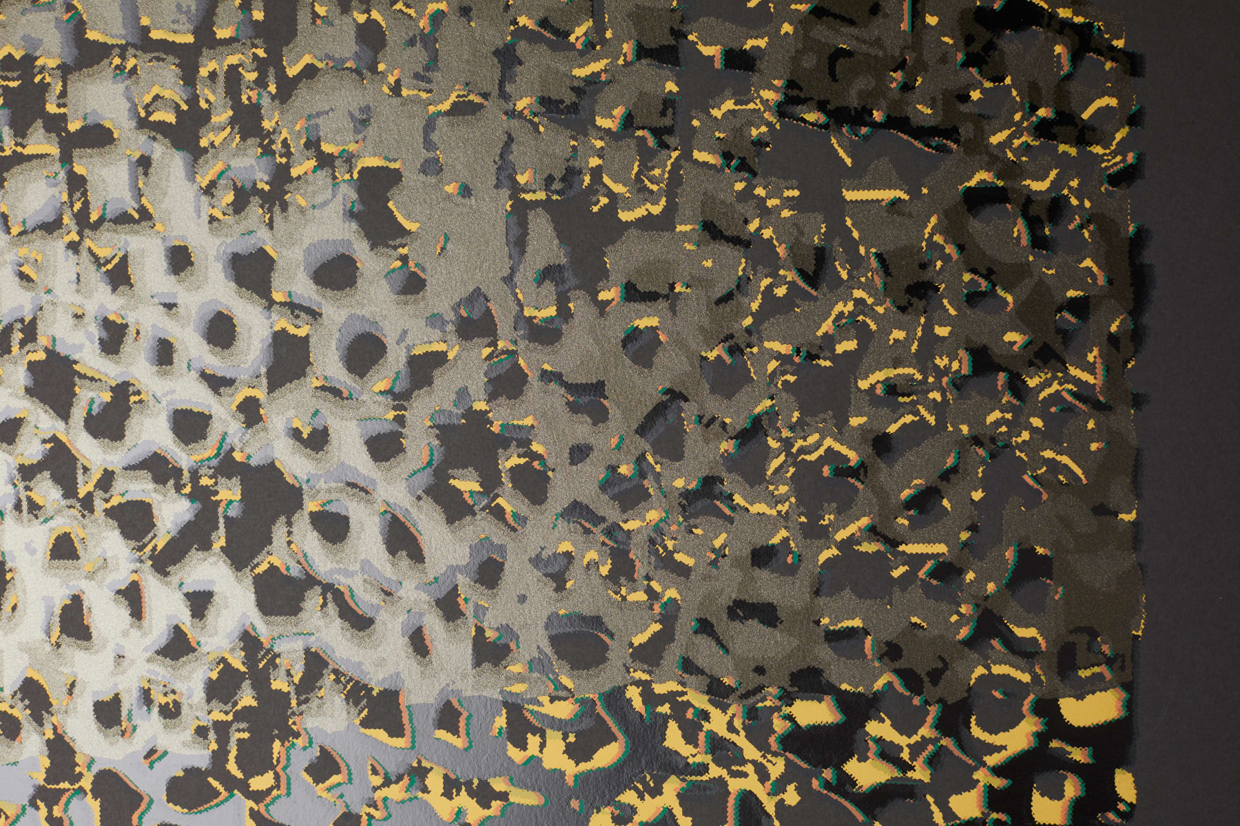 El Anatsui, Black Edge with Pearl, 2013