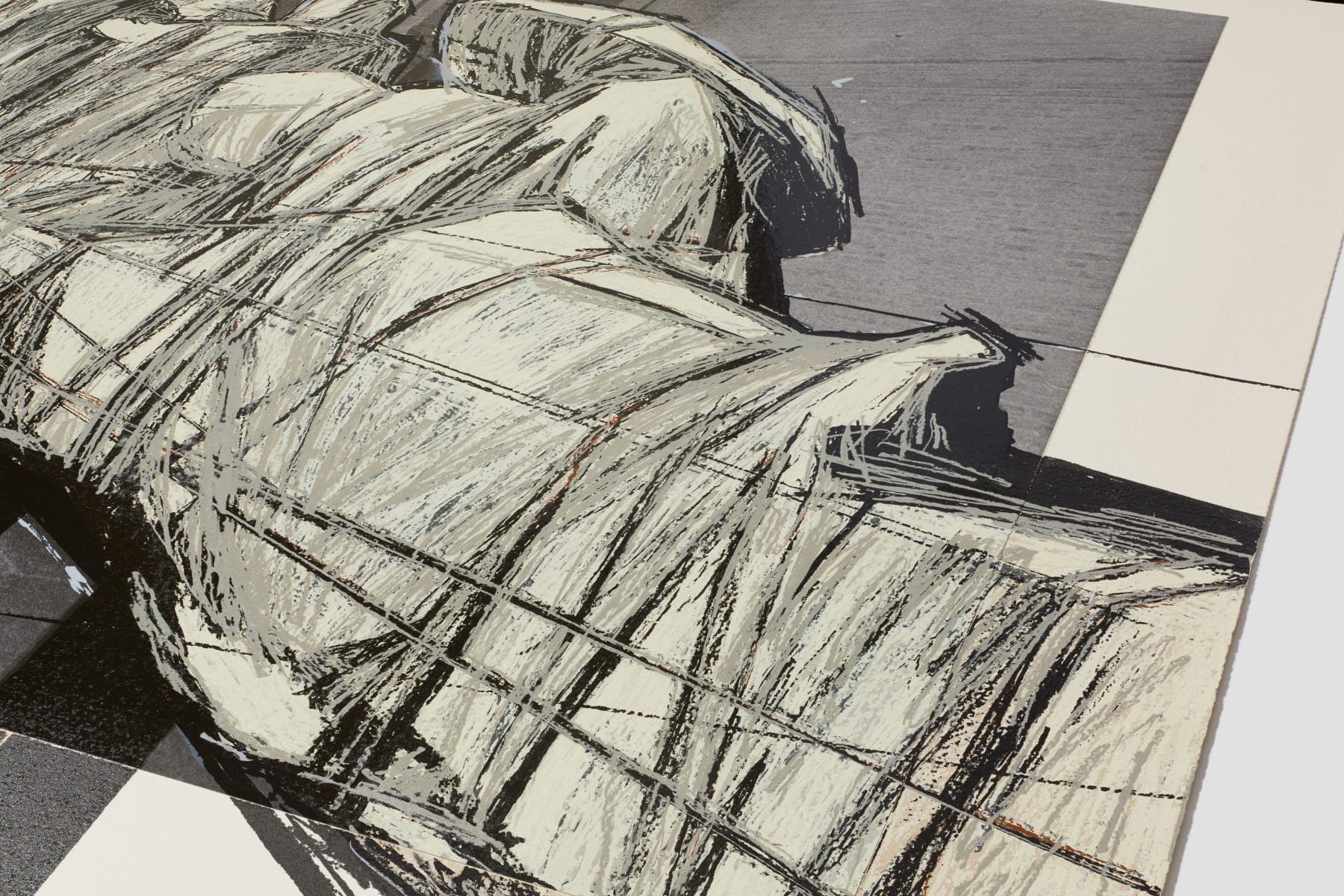 Christo, Wrapped Statues, the Glyptothek (Munich), 1988