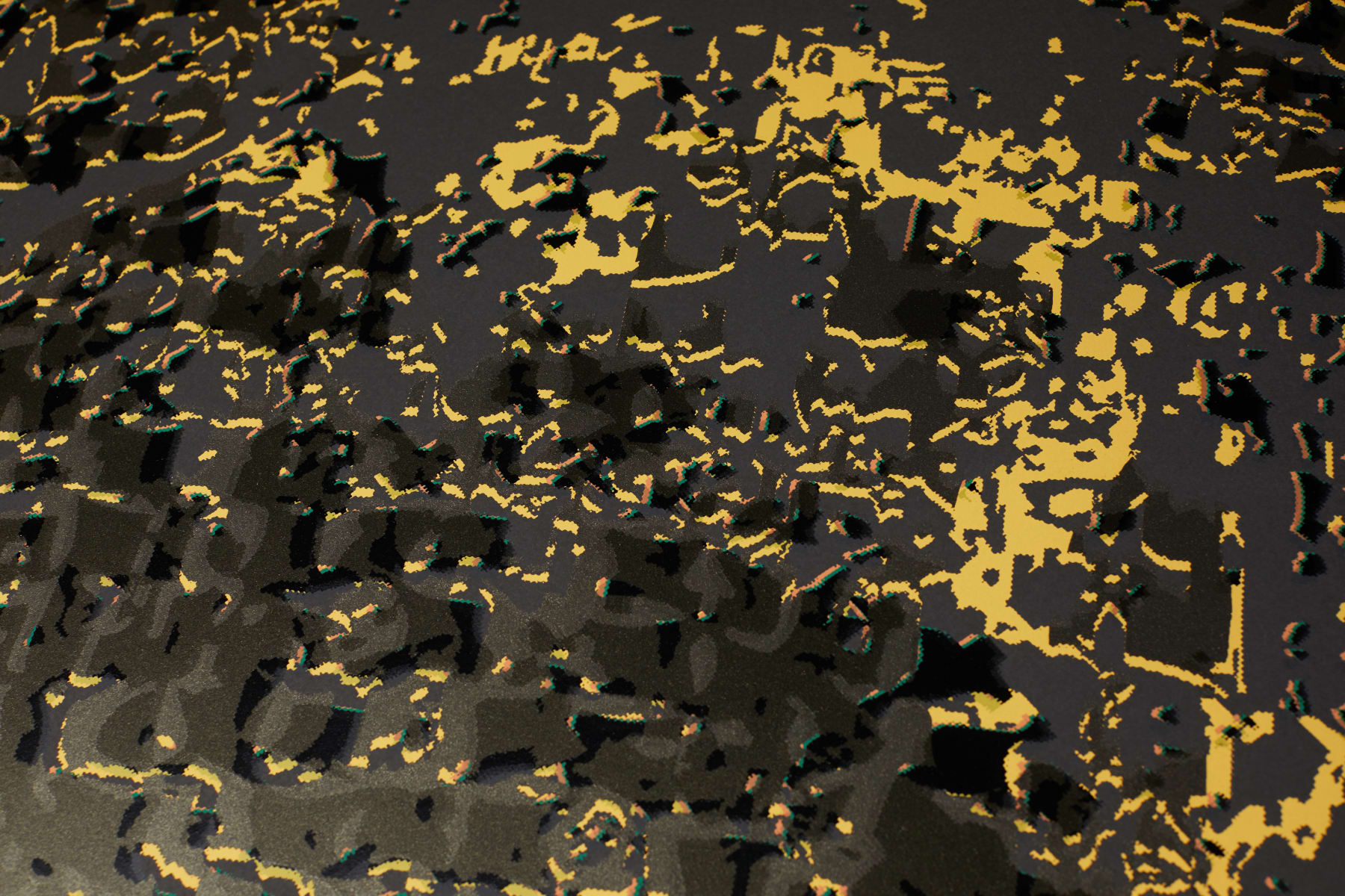 El Anatsui, Black Edge with Pearl, 2013