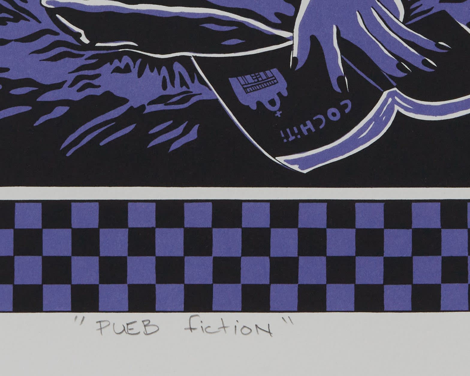 Diego Romero, Pueb Fiction (purple), 2020