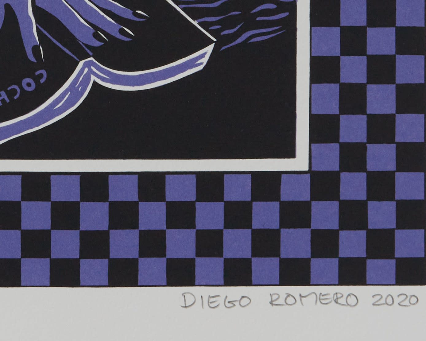 Diego Romero, Pueb Fiction (purple), 2020