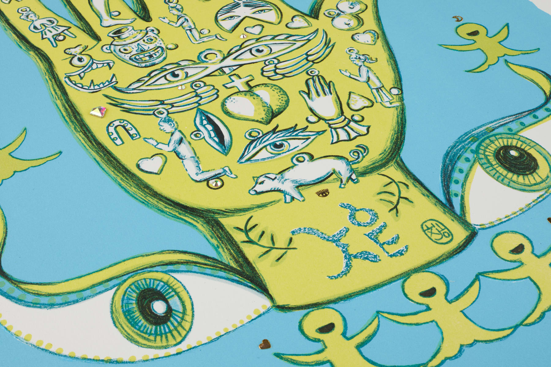 Jiha Moon, Magic Hand (Blue), 2020