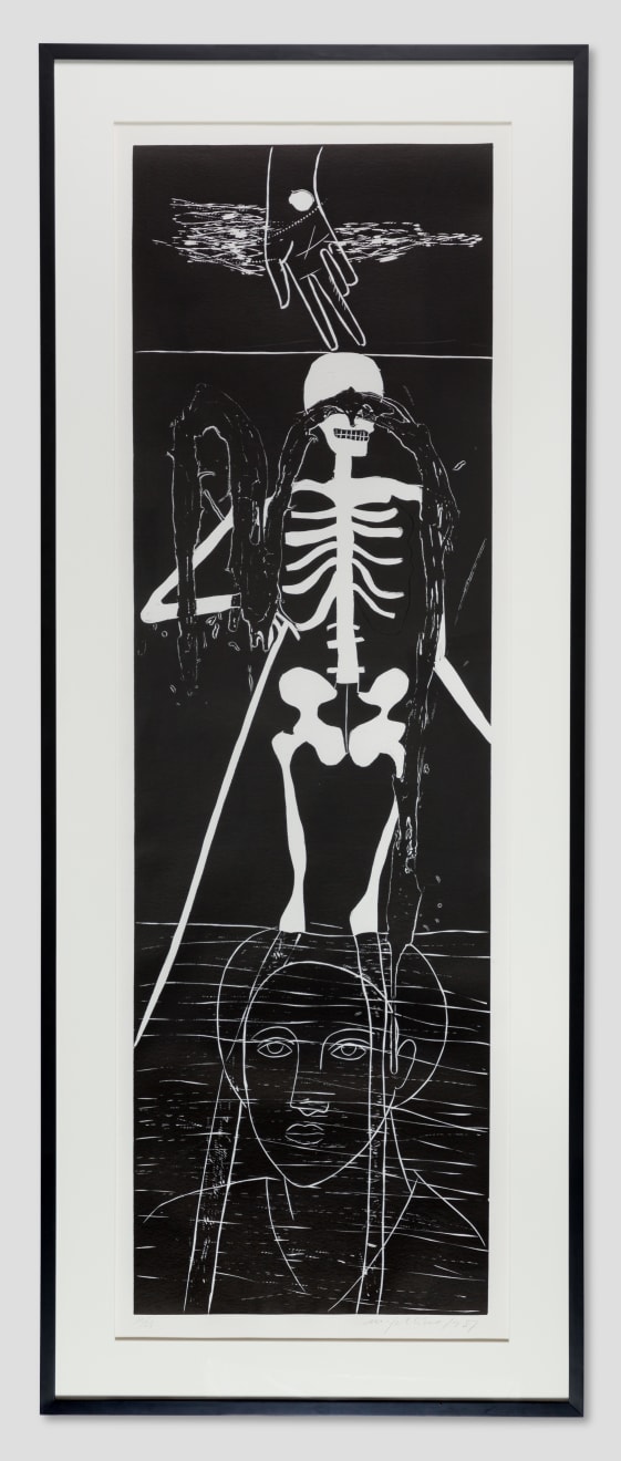 Mimmo Paladino, Atlantico VI (Skeleton), 1987
